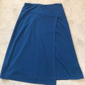 Patagonia blue wrap skirt